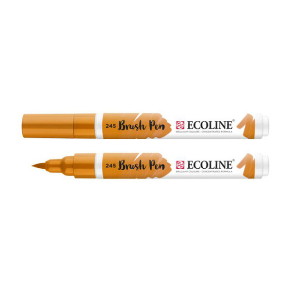 

Маркер акварельный кисточный Ecoline Brushpen Оранжево желтый (245) (11502450)