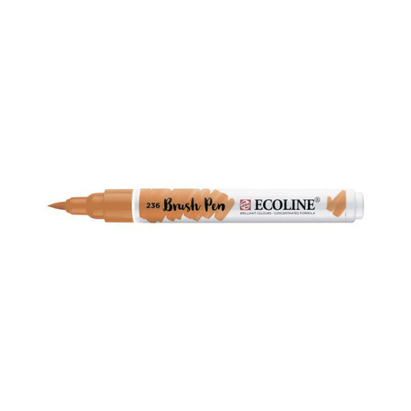 

Маркер акварельный кисточный Ecoline Brushpen Оранжеваый светлый (236) (11502360)