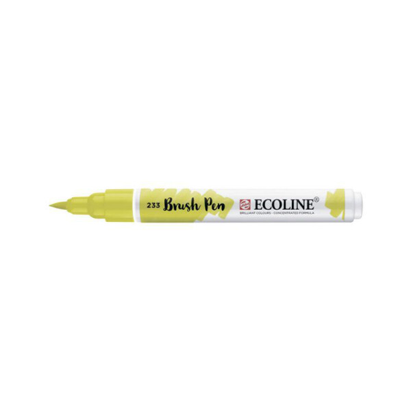 

Маркер акварельный кисточный Ecoline Brushpen Бледно зеленый (233) (11502330)
