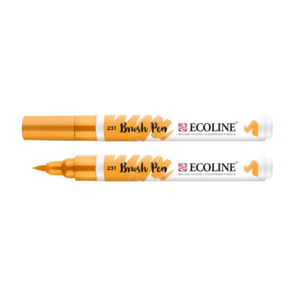 

Маркер акварельный кисточный Ecoline Brushpen Охра золотистая (231) (11502310)