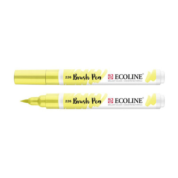 

Маркер акварельный кисточный Ecoline Brushpen Желтый пастельный (226) (11502260)