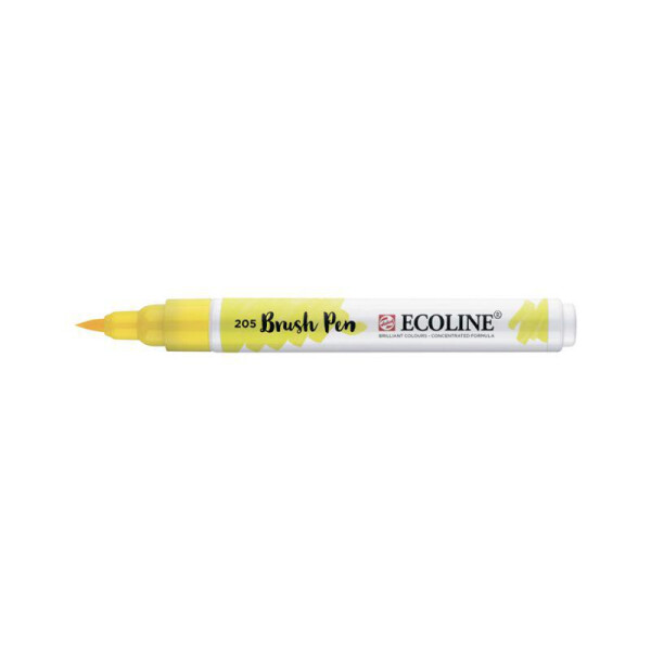 

Маркер акварельный кисточный Ecoline Brushpen Желтая лимонная (205) (11502050)