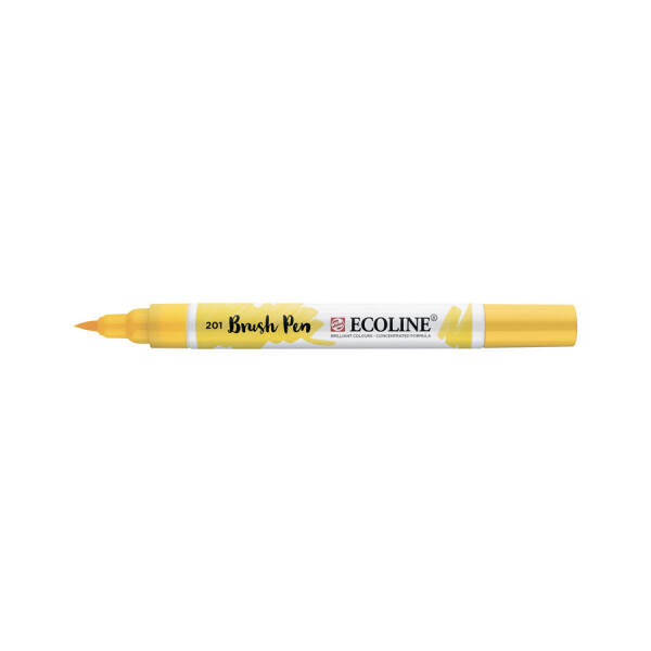 

Маркер акварельный кисточный Ecoline Brushpen Желтый светлый (201) (11502010)