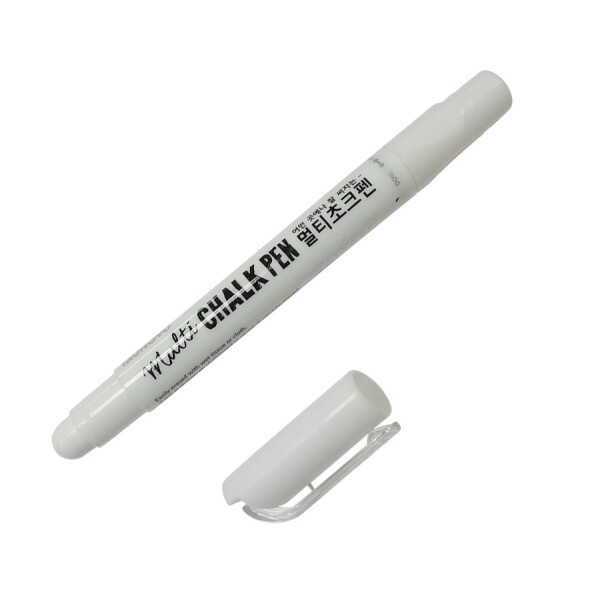 

Маркер карандаш меловой Mungyo Multi Chalk Pen Белый 9 мм (MBG12W)