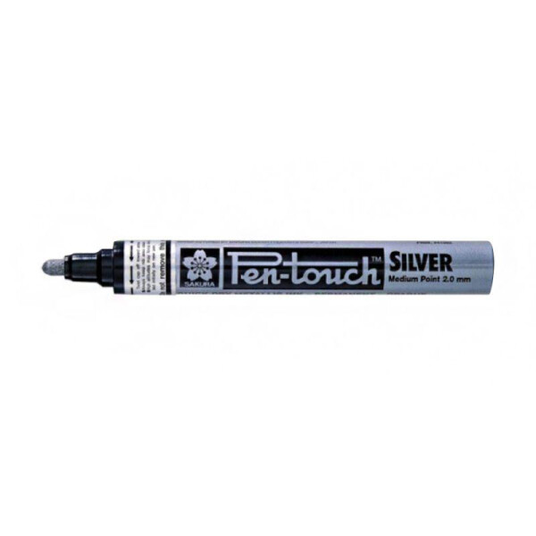 

Маркер Sakura Pen-Touch Medium Серебро 2.0 мм (41502)