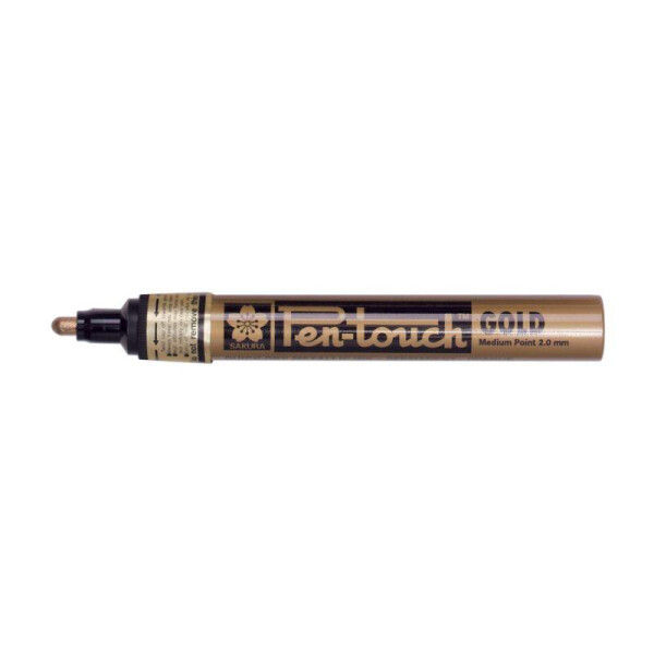 

Маркер Sakura Pen-Touch Medium Золото 2.0 мм (41501)