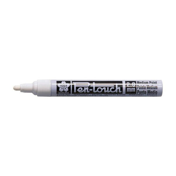 

Маркер Sakura Pen-Touch Medium Белый 2.0 мм (42500)