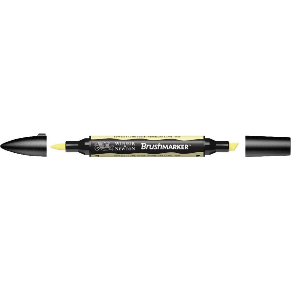 

Маркер двусторонний кисточный Winsor Newton Brushmarker Лайм мягкий Y828