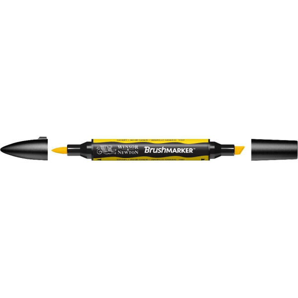 

Маркер двусторонний кисточный Winsor Newton Brushmarker Канареечно-жёлтый Y367