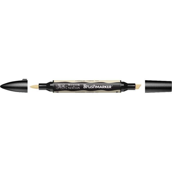 

Маркер двусторонний кисточный Winsor Newton Brushmarker Шампанское Y217