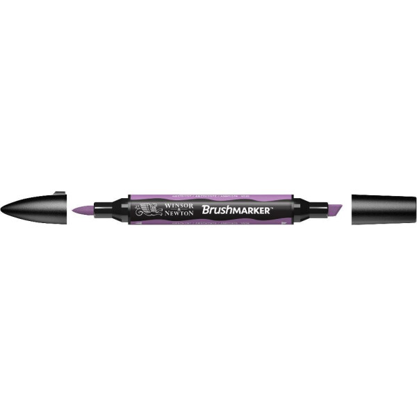 

Маркер двусторонний кисточный Winsor Newton Brushmarker Аметист V626