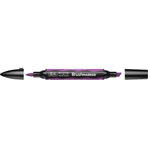 

Маркер двусторонний кисточный Winsor Newton Brushmarker Пурпурный V546