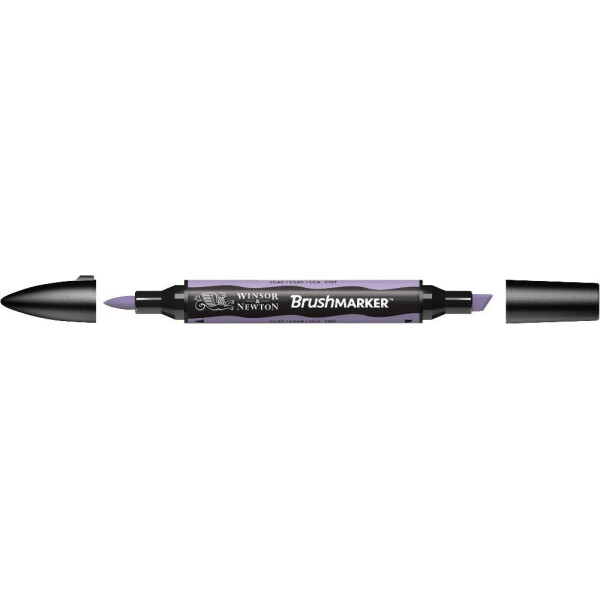 

Маркер двусторонний кисточный Winsor Newton Brushmarker Лиловый V327