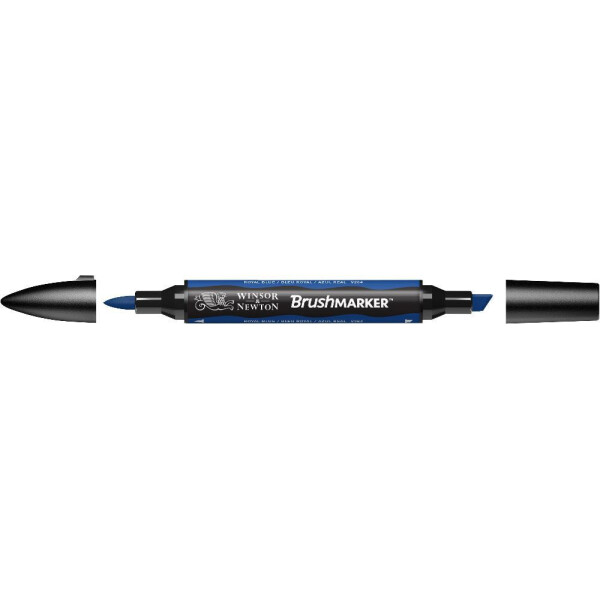 

Маркер двусторонний кисточный Winsor Newton Brushmarker Королевский синий V264