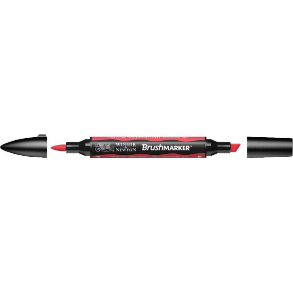 

Маркер двусторонний кисточный Winsor Newton Brushmarker Красная помада R576