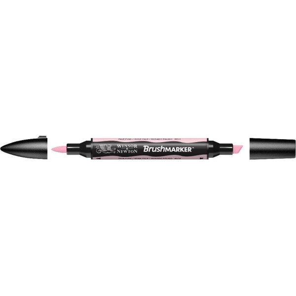 

Маркер двусторонний кисточный Winsor Newton Brushmarker Бледно розовый R519