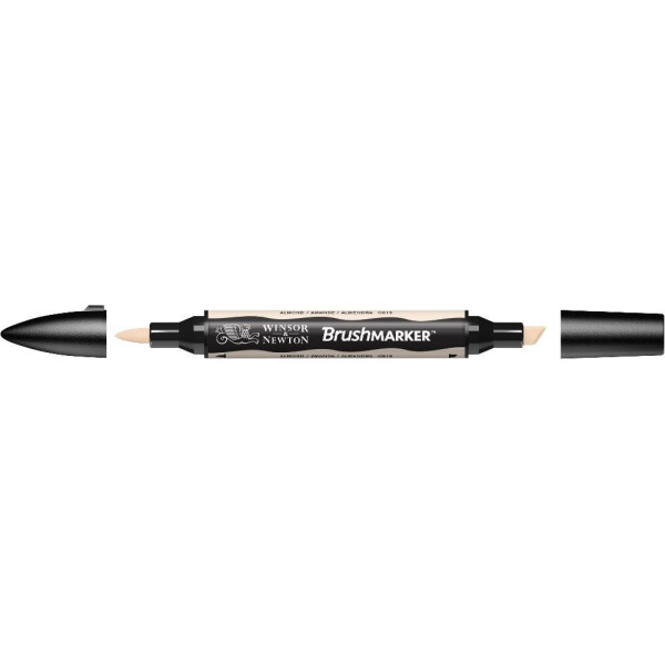 

Маркер двусторонний кисточный Winsor Newton Brushmarker Миндальный O819