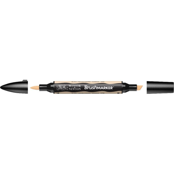 

Маркер двусторонний кисточный Winsor Newton Brushmarker Румянец O729