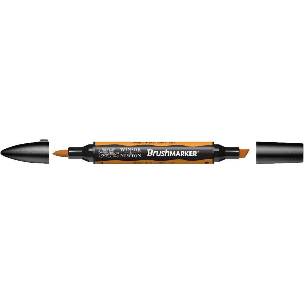 

Маркер двусторонний кисточный Winsor Newton Brushmarker Янтарный O567