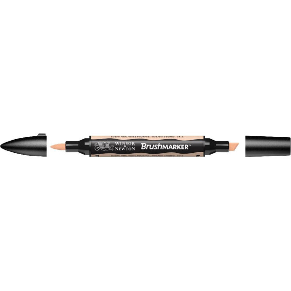 

Маркер двусторонний кисточный Winsor Newton Brushmarker Тёмно розовый O518