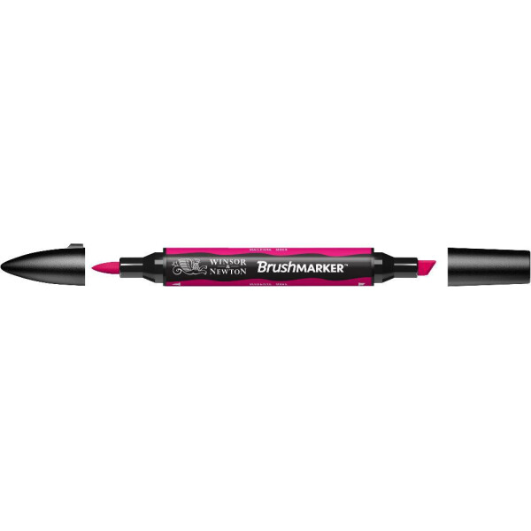 

Маркер двусторонний кисточный Winsor Newton Brushmarker Маджента M865