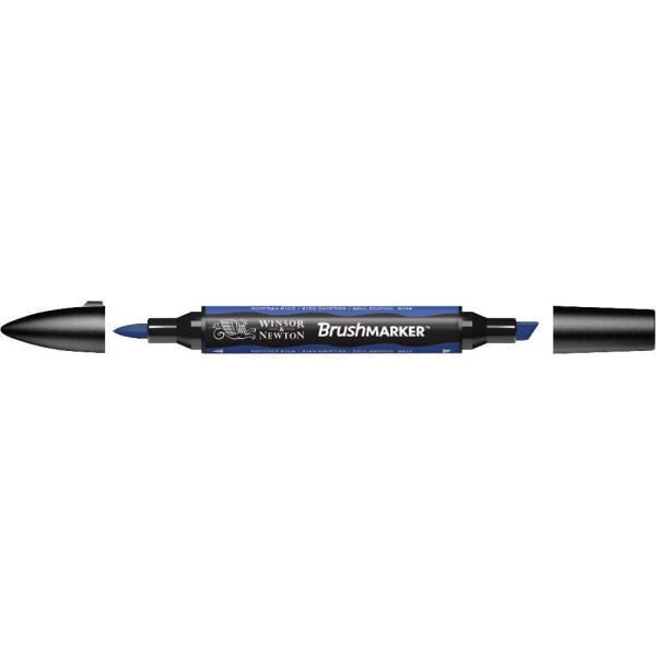 

Маркер двусторонний кисточный Winsor Newton Brushmarker Египетский синий B944