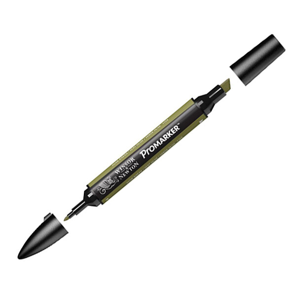 

Маркер двусторонний Winsor Newton Promarker Оливково зелёный Y724