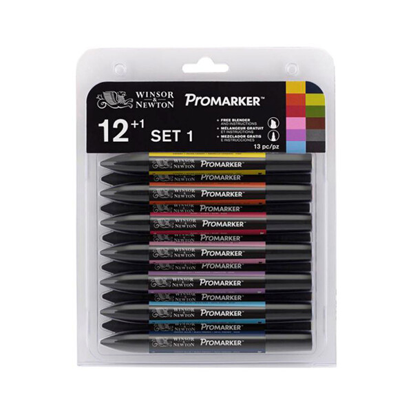 

Набор двухсторонних маркеров Winsor Newton Promarker Set 1 12 цветов (290022)
