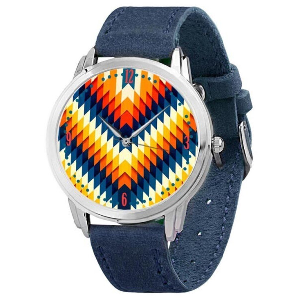 

Наручные часы Andywatch «Узоры» синие AW 589-5-1