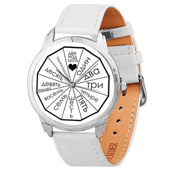 

Наручные часы Andywatch «Letters style» белые AW 142-0