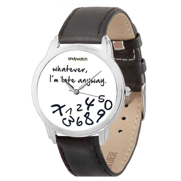

Наручные часы Andywatch «I am late white» AW 030-1