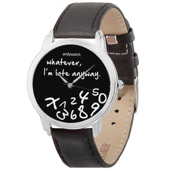 

Наручные часы Andywatch «I am late black» AW 021-1