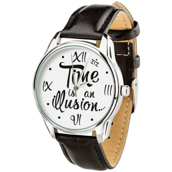 

Часы ZIZ Иллюзия времени ремешок насыщенно-черный серебро дополнительный ремешок (4615453)