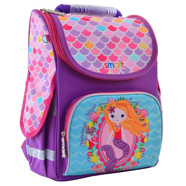 

Рюкзак школьный, каркасный 1 Вересня Smart PG-11 Mermaid