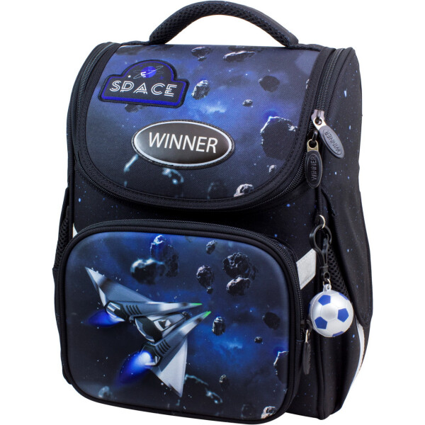 

Ортопедический ранец Winner Stile Космос для мальчика 34х26х14 см Черный (2030)