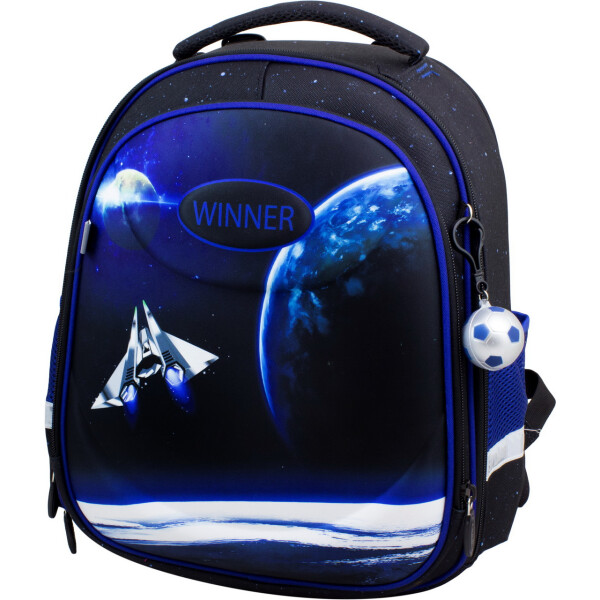 

Ортопедический рюкзак Winner Stile Космос для мальчика 38х28х14 см Черный (6009)
