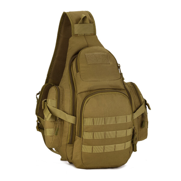 

Рюкзак однолямочный городской тактический Protector Plus X212 coyote (new_16438)