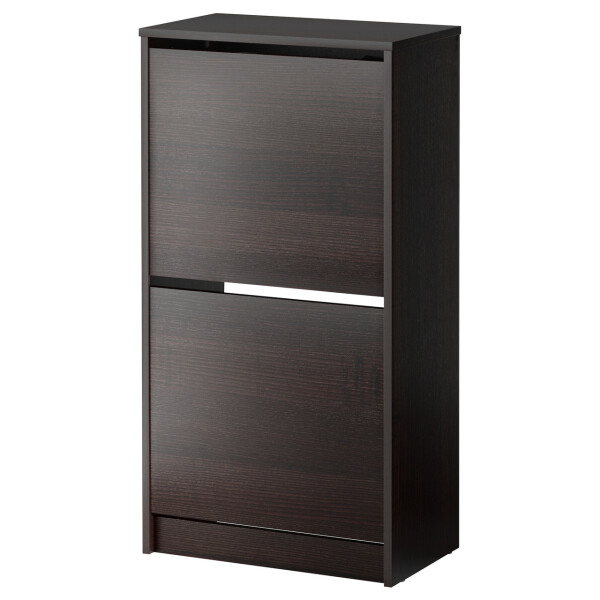 

Тумба для обуви IKEA BISSA 2 отделения Черный 902.484.26
