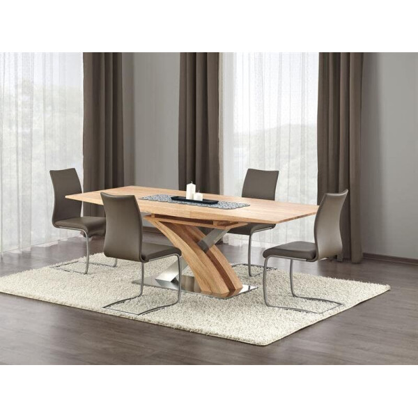 

Стол обеденный Halmar SANDOR 160/90 Золотой дуб