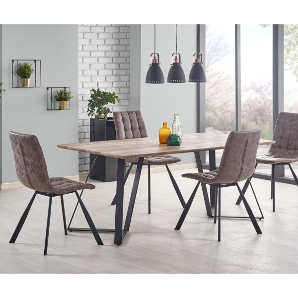 

Стол обеденный Halmar CALGARY 180/90 Деревенский орех