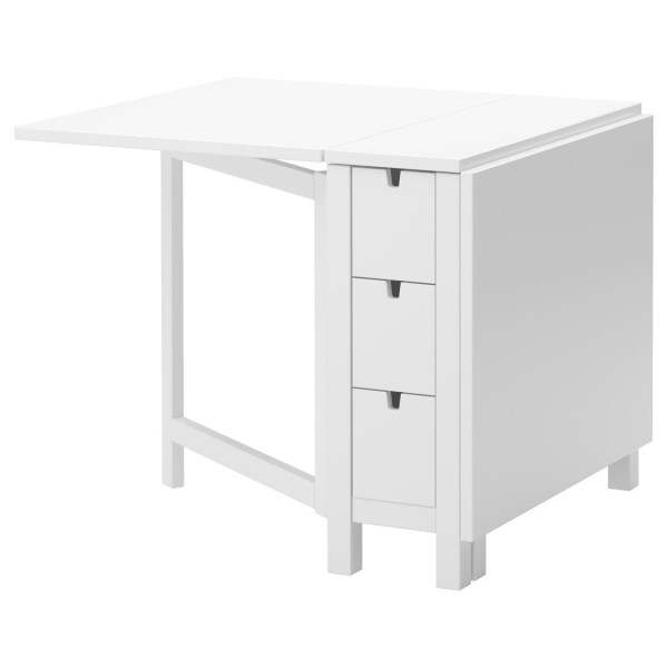 

Стол IKEA NORDEN откидная столешница Белый (104.238.86)