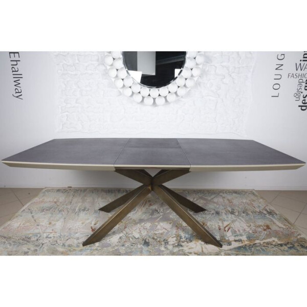 

Стол обеденный раскладной Nicolas Portland олово Мокко