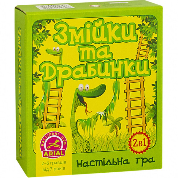 

Настольная игра Arial Змійки та дробинки 910398