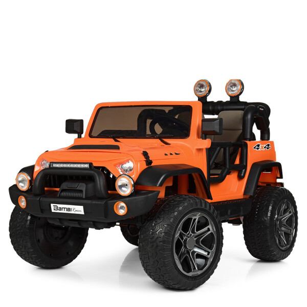 

Электромобиль BAMBI Джип M 4111EBLR-7 оранжевый