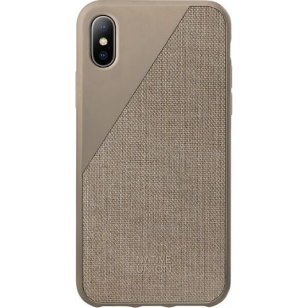 

Native Union Clic Canvas Taupe чехол для iPhone X