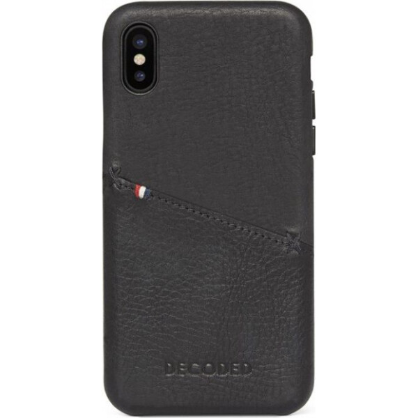 

Decoded Leather Back Cover чехол для iPhone X Black (D7IPOXBC3BK)