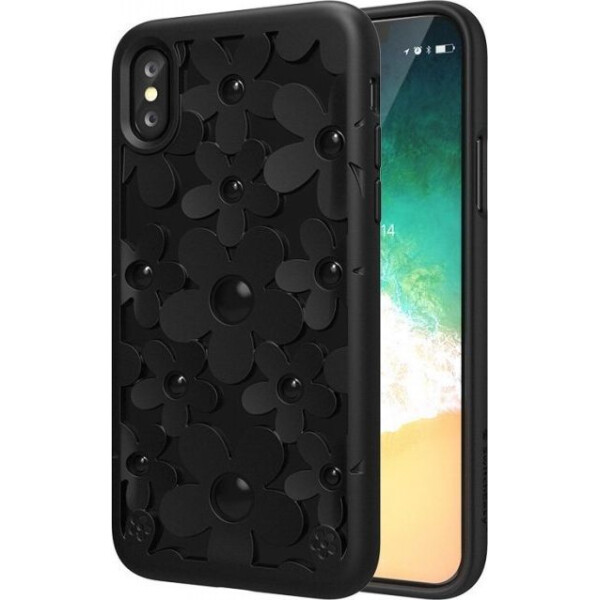 

SwitchEasy Fleur Case чехол для iPhone X/XS Black (GS-81-146-11)