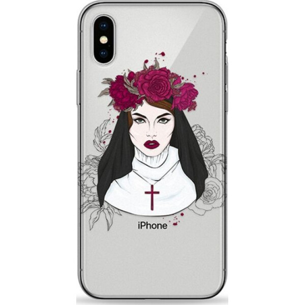 

Pump Transperency Case чехол для iPhone X/XS Flowers Religion