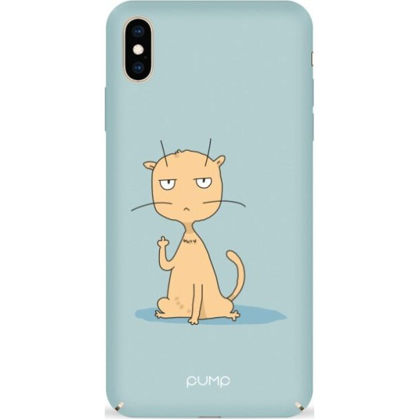 

Pump Tender Touch Case чехол для iPhone XS MAX Fuck The Cat