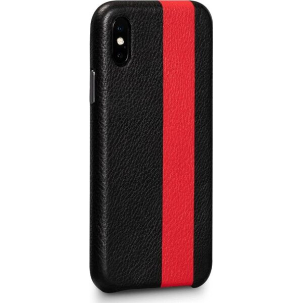 

SENA Corsa II Z Leather Snap On чехол для iPhone X/XS Black/Red